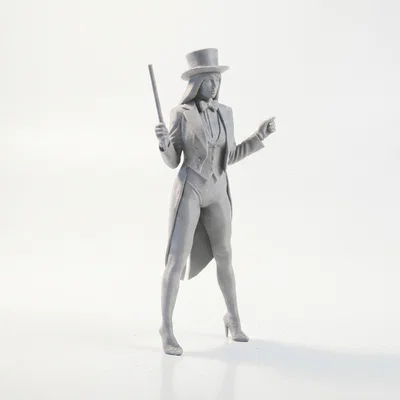 Mô hình nữ nghệ sĩ ảo thuật 3D (Performer Magician Female Figurine)