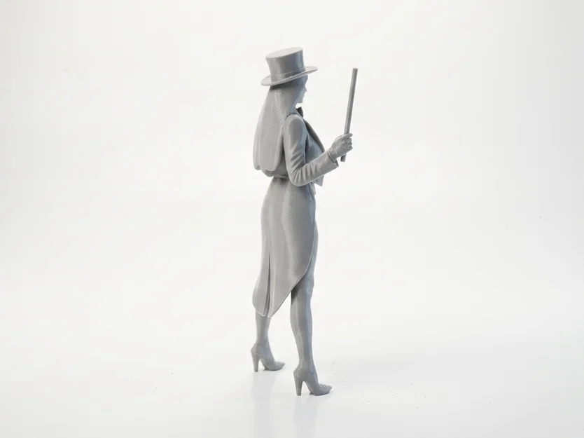 Mô hình nữ nghệ sĩ ảo thuật 3D (Performer Magician Female Figurine) - Image 3