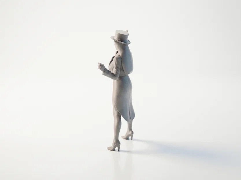 Mô hình nữ nghệ sĩ ảo thuật 3D (Performer Magician Female Figurine) - Image 4