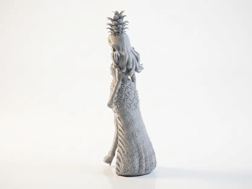 Mô hình 3D nữ chiến binh Pineapple Girl - File in 3D phong cách Fantasy - Image 4