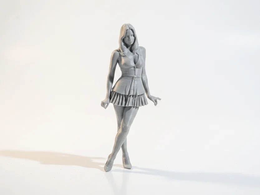 Mô hình tượng cô gái tạo dáng thanh lịch - File in 3D - Image 2
