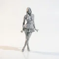 Mô hình tượng cô gái tạo dáng thanh lịch - File in 3D - Thumbnail 2