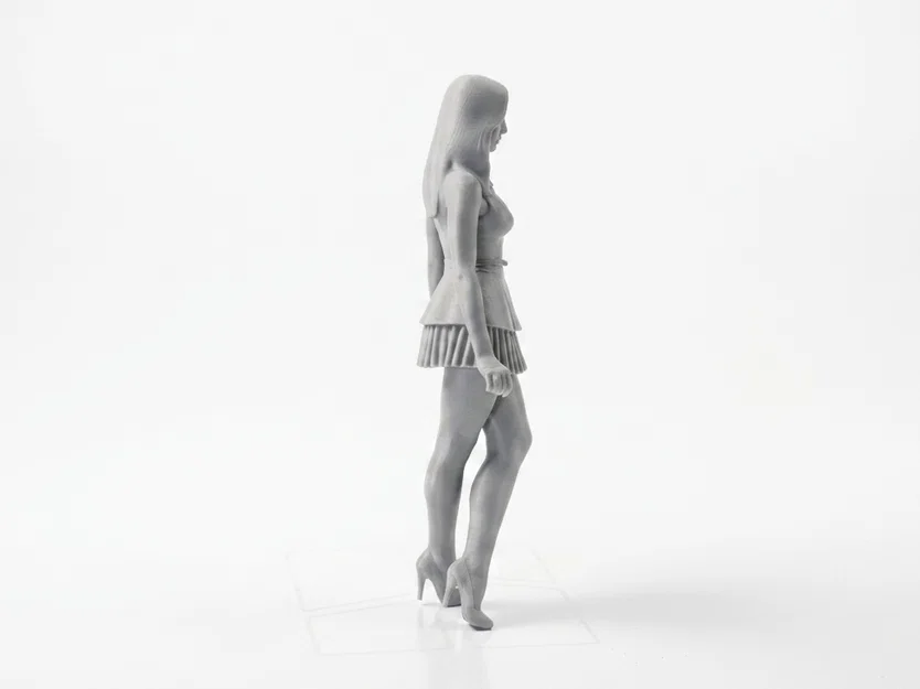 Mô hình tượng cô gái tạo dáng thanh lịch - File in 3D - Image 3