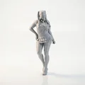 Mô hình tượng nữ sinh buộc tóc đuôi ngựa - File in 3D - Thumbnail 2
