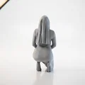 Mô hình 3D Nàng Tu Sĩ Cầu Nguyện - Tượng Tôn Giáo Đẹp Mắt - Thumbnail 4