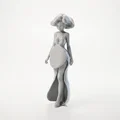 Mô Hình Tượng Cô Gái Mặc Váy Đẹp Dành Cho Máy In 3D - Thumbnail 1