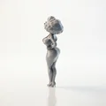 Mô hình tượng cô nàng tóc vàng xinh đẹp in 3D - Thumbnail 4