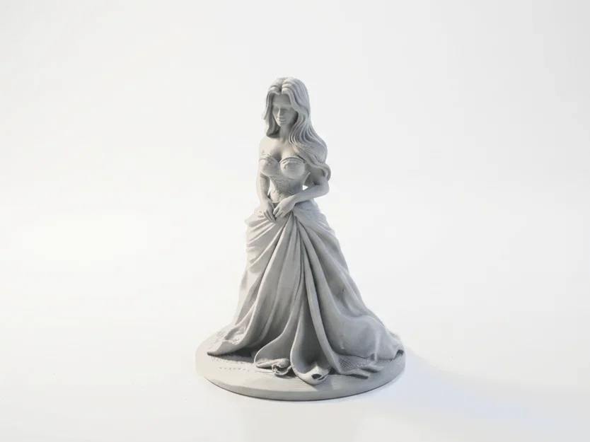 Mô hình công chúa 3D: Tác phẩm điêu khắc Fantasy đầy tinh tế - Image 1