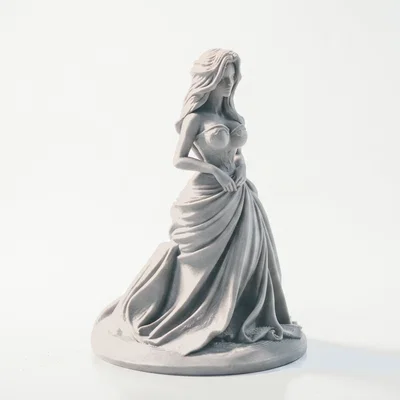 Mô hình công chúa 3D: Tác phẩm điêu khắc Fantasy đầy tinh tế