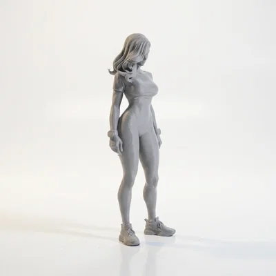 Mô hình nhân vật nữ Pretty Lady – Tệp in 3D cực đẹp