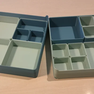 Khay đựng/phân loại dạng mô-đun lồng vào nhau (Modular nesting build trays)