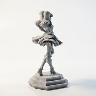 Mô hình tượng công chúa 3D - Nhân vật nữ tinh xảo