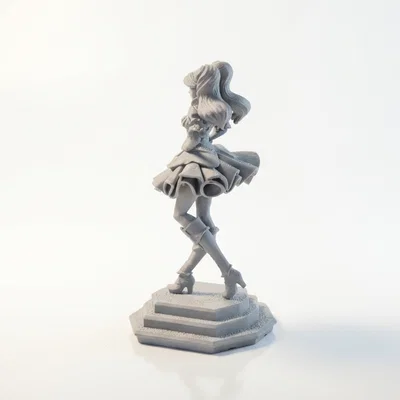 Mô hình tượng công chúa 3D - Nhân vật nữ tinh xảo