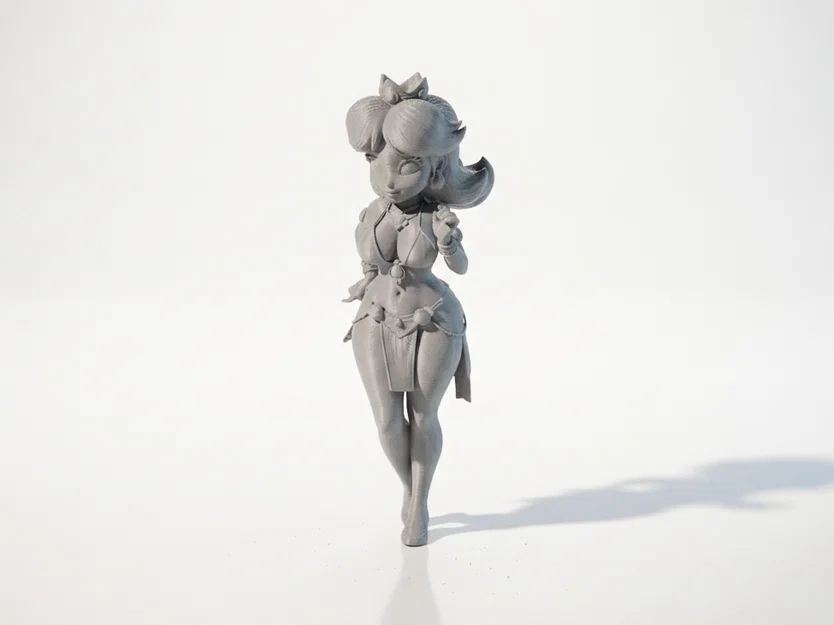 Mô hình 3D nàng công chúa - Tượng nhân vật nữ - Image 1