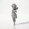 Mô hình 3D nàng công chúa - Tượng nhân vật nữ - Thumbnail 1