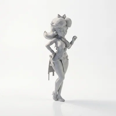 Mô hình 3D nàng công chúa - Tượng nhân vật nữ