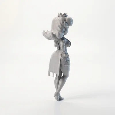 Mô hình 3D nàng công chúa - Tượng nhân vật nữ
