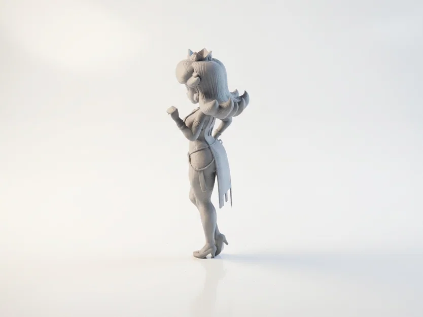 Mô hình 3D nàng công chúa - Tượng nhân vật nữ - Image 4