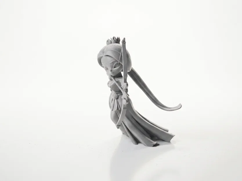 Mô Hình 3D Nàng Công Chúa Cung Thủ - Tượng Nhân Vật Nữ - Image 1