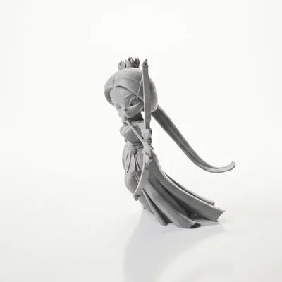 Mô Hình 3D Nàng Công Chúa Cung Thủ - Tượng Nhân Vật Nữ