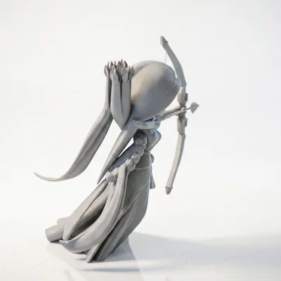 Mô Hình 3D Nàng Công Chúa Cung Thủ - Tượng Nhân Vật Nữ