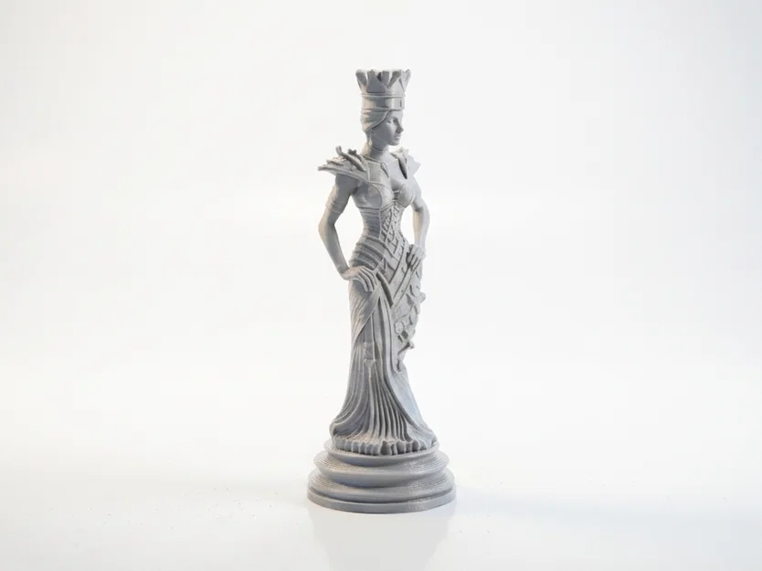 Mô hình tượng Nữ hoàng 3D nghệ thuật có thể in ấn - Image 2