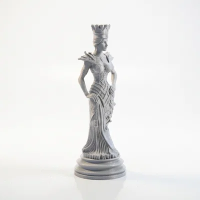 Mô hình tượng Nữ hoàng 3D nghệ thuật có thể in ấn