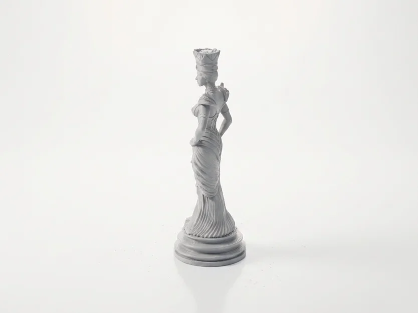Mô hình tượng Nữ hoàng 3D nghệ thuật có thể in ấn - Image 4