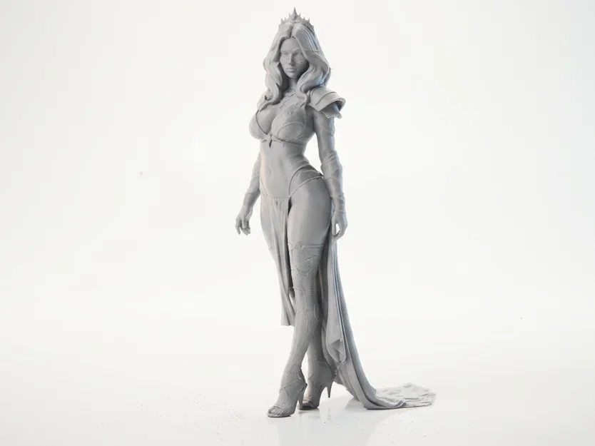 Mô hình 3D Nữ Hoàng - Tượng Nhân vật Nữ quyền quý - Image 1