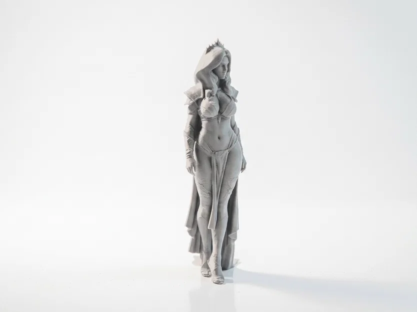 Mô hình 3D Nữ Hoàng - Tượng Nhân vật Nữ quyền quý - Image 2