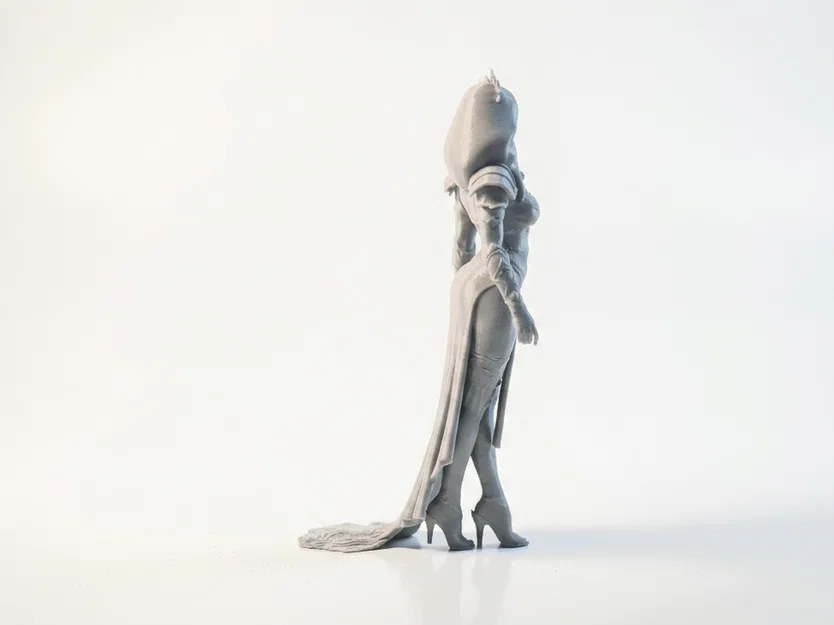 Mô hình 3D Nữ Hoàng - Tượng Nhân vật Nữ quyền quý - Image 3