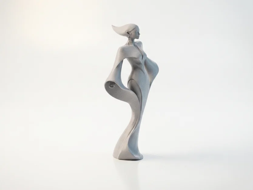Tượng Nữ Hoàng - Mẫu Tượng Nữ Thanh Lịch In 3D - Image 1