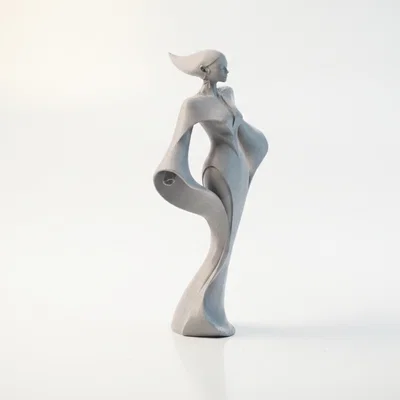 Tượng Nữ Hoàng - Mẫu Tượng Nữ Thanh Lịch In 3D