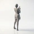 Tượng Cô Gái Thời Trang In 3D (Fashion Figure Female Statue) - Thumbnail 3