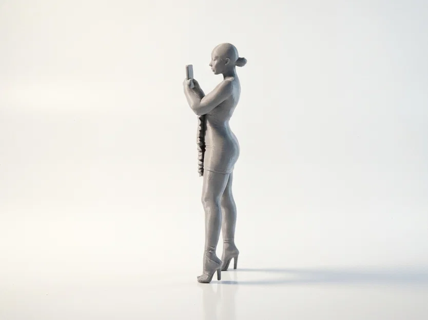 Tượng Cô Gái Thời Trang In 3D (Fashion Figure Female Statue) - Image 4
