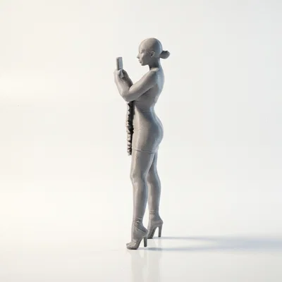Tượng Cô Gái Thời Trang In 3D (Fashion Figure Female Statue)