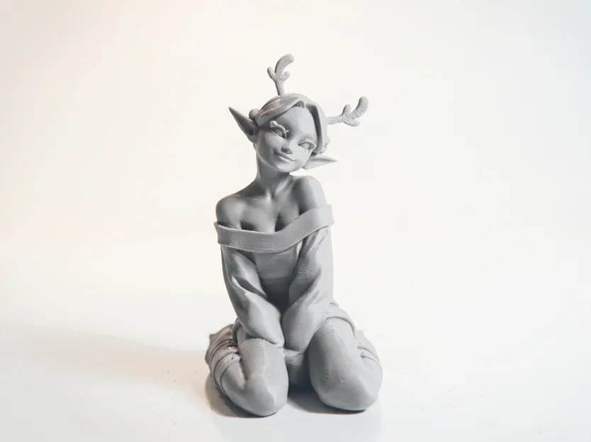 Mô hình 3D cô gái tuần lộc (Reindeer Girl) - Thiết kế in 3D đẹp mắt - Image 2