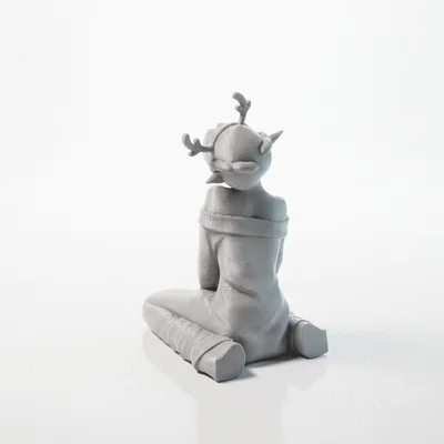 Mô hình 3D cô gái tuần lộc (Reindeer Girl) - Thiết kế in 3D đẹp mắt