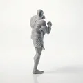 Mô hình tượng nữ chiến binh cơ bắp in 3D sắc nét - Thumbnail 3