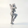 Mô hình nhân vật nữ mặc quần jean rách in 3D (Ripped Jeans Lady Figurine) - Thumbnail 3