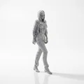 Mô hình tượng nữ vận động viên cơ bắp in 3D - Thumbnail 2