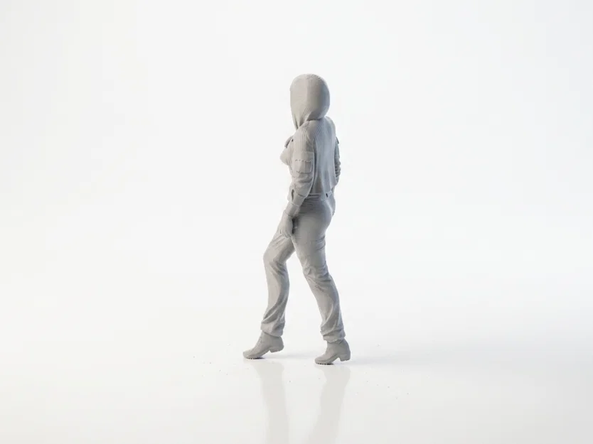 Mô hình tượng nữ vận động viên cơ bắp in 3D - Image 4