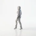 Mô hình tượng nữ vận động viên cơ bắp in 3D - Thumbnail 4