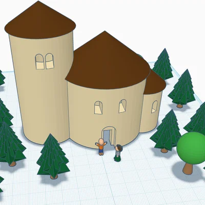 Mô hình Rotunda cổ - Giáo cụ trực quan học tập lịch sử 3D