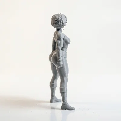 Mô hình nữ chiến binh cơ bắp - File in 3D (Muscular Woman Figurine)