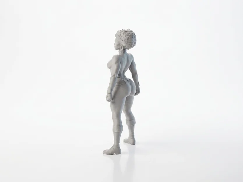 Mô hình nữ chiến binh cơ bắp - File in 3D (Muscular Woman Figurine) - Image 4