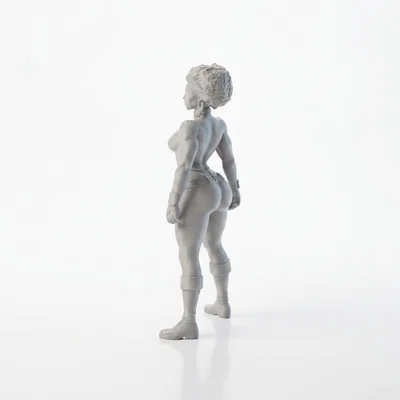 Mô hình nữ chiến binh cơ bắp - File in 3D (Muscular Woman Figurine)