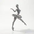 Mô hình Robot Ballerina – Nữ vũ công người máy 3D printable - Thumbnail 2