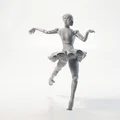 Mô hình Robot Ballerina – Nữ vũ công người máy 3D printable - Thumbnail 3