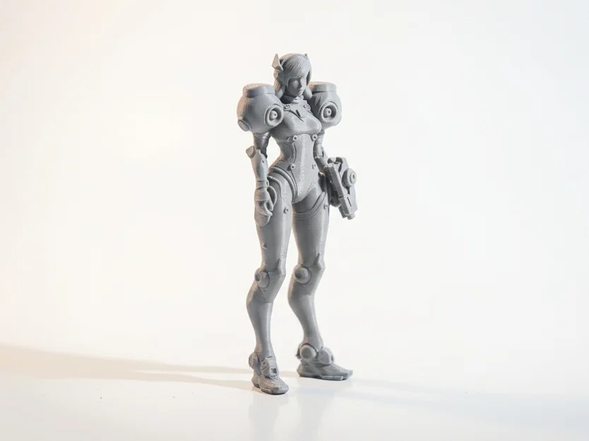 Tượng Bán Thân Nữ Robot Robogirl - Mẫu In 3D - Image 2